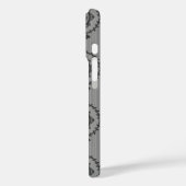 バロック壁紙 グレー Case-Mate iPhoneケース (裏面 / 左)