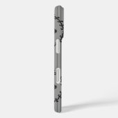 バロック壁紙 グレー Case-Mate iPhoneケース (裏面 / 右)