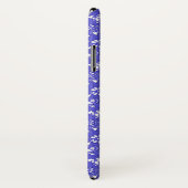 バロック壁紙 – 青い花柄 Case-Mate iPhoneケース (裏面/右)