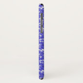 バロック壁紙 – 青い花柄 Case-Mate iPhoneケース (裏面/左)