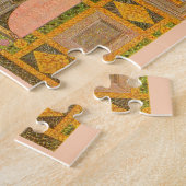 バロック式のイタリアンなモチーフのコラージュ ジグソーパズル (側面)