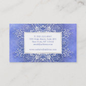 バロック式のスタイルのグランジな質 名刺 (裏面)