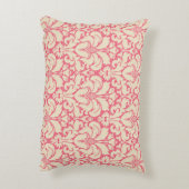 バロック式のスタイルのダマスク織の背景2 アクセントクッション (裏面(縦))