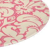 バロック式のスタイルのダマスク織の背景2 カッティングボード (角)