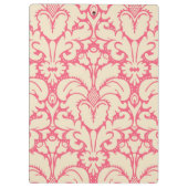 バロック式のスタイルのダマスク織の背景2 クリップボード (裏面)