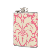 バロック式のスタイルのダマスク織の背景2 フラスク (左)