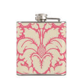 バロック式のスタイルのダマスク織の背景2 フラスク (裏面)