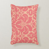 バロック式のスタイルのダマスク織の背景 アクセントクッション (正面(垂直))