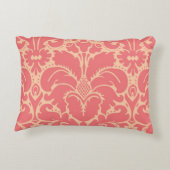 バロック式のスタイルのダマスク織の背景 アクセントクッション (裏面)