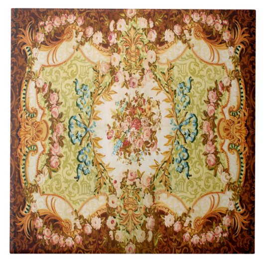 バロック式のタペストリーのセラミックタイル タイル (正面)