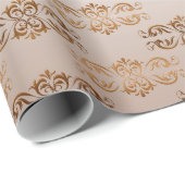 バロック式のレトロパターン ラッピングペーパー (ロールコーナー)