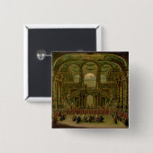 バロック式のロココ様式の宮殿のダンス 缶バッジ (正面&裏面)