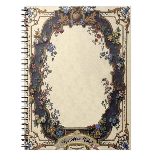 バロック式の写真の本 ノートブック (正面)