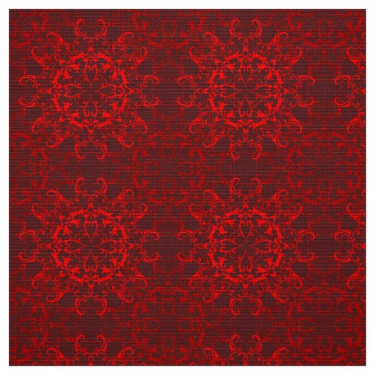 バロック式の花パターン ファブリック (見本)