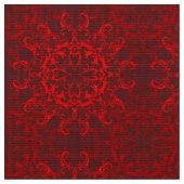 バロック式の花パターン ファブリック (クローズアップ)