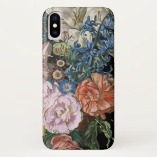 バロック式の花柄-花束 iPhone X ケース