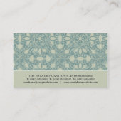 バロック式の英国のダマスク織の名刺 名刺 (裏面)