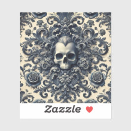 バロック式パンク – ゴシックスカル枕 シール