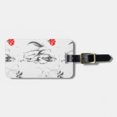 バロック式馬の荷物タグ ラゲッジタグ (正面横)