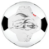 バロック式馬サッカーボール サッカーボール (回転)
