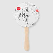 バロック式馬手ファン ハンドファン (裏面)