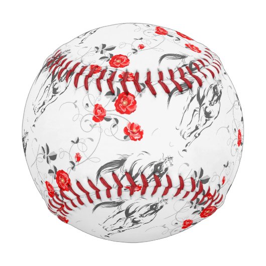 バロック式馬野球 野球ボール (正面)