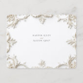 バロック情報および詳細エンクロージャカード エンクロージャーカード (裏面)