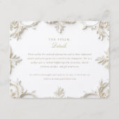 バロック情報および詳細エンクロージャカード エンクロージャーカード (正面)