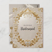 バロック招待状ベミーブリーズメイドポストカード ポストカード (正面/裏面)