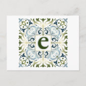 バロック文字E ポストカード (正面)