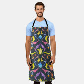 バロック明るさ:カラフルヴィンテージチャーム。 エプロン (着用した状態)