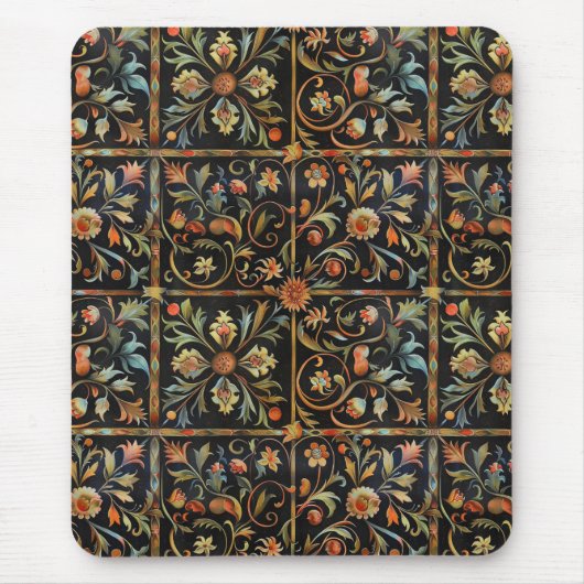 バロック様式のガーデンシンフォニー マウスパッド (正面)