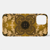 バロック様式のシームレスパターン。ヴィンテージ華美白熱［赤熱］光を放つf Case-Mate iPhoneケース (裏面 (横))