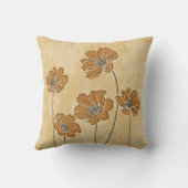 バロック様式のフローラ クッション (裏面)