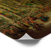 バロック様式のロココ宮殿で踊る ポスター (角)