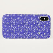 バロック様式の壁紙 - 青い花模様 Case-Mate iPhoneケース (裏面(横))