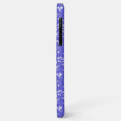 バロック様式の壁紙 - 青い花模様 Case-Mate iPhoneケース (裏面/左)