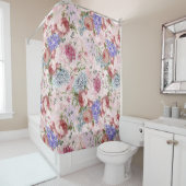 バロック様式の夏バラヴィンテージフローラ園 シャワーカーテン (インサイチュ)