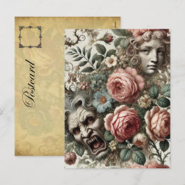 バロック様式の牙が家を見つける – ゴシックビクトリアン様式 シーズンポストカード