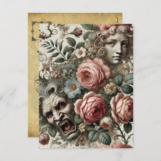 バロック様式の牙が家を見つける – ゴシックビクトリアン様式 シーズンポストカード (正面/裏面)