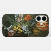 バロック様式の花瓶の花、静物画 Case-Mate iPhoneケース (裏面 (横))