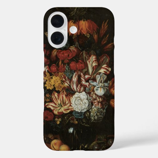 バロック様式の花瓶の花 Case-Mate iPhoneケース (裏面)