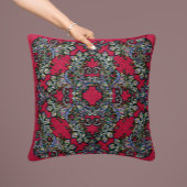 バロック様式の豪華な枕をクリムゾン クッション