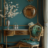 バロック様式の貝殻、みすぼらしい人魚ファンタジー 薄葉紙