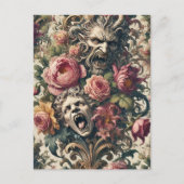 バロック様式の飢餓の痛み – ゴシックビクトリアン様式 シーズンポストカード (正面)