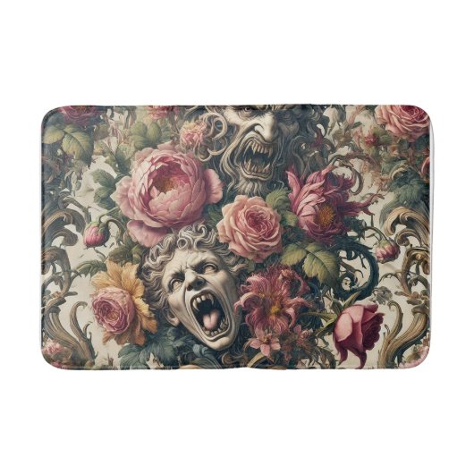バロック様式の飢餓の痛み – ゴシックビクトリアン様式 バスマット (正面)