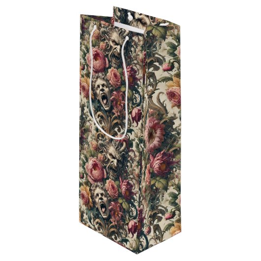 バロック様式の飢餓の痛み – ゴシックビクトリアン様式 ワインギフトバッグ (正面アングル)