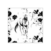 バロック様式の馬印 ラバースタンプ (インプリント)