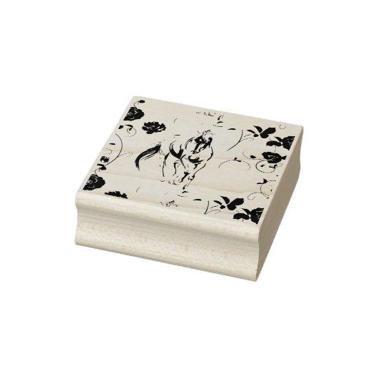 バロック様式の馬印 ラバースタンプ (スタンプ)