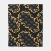バロック様式の黄金 フリースブランケット (正面)
